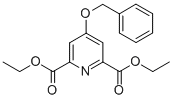 Diethyl 4-(phenylmethoxy)-2,6-pyridinedicarboxylate Structure