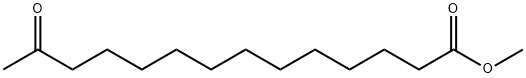 Tetradecanoic acid, 13-oxo-, methyl ester Structure