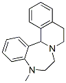 5,6,7,9,10,14b-Hexahydro-5-methylisoquino[2,1-d][1,4]benzodiazepine Structure