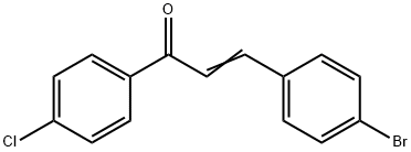 4-BROMO-4'-CHLOROCHALCONE Structure