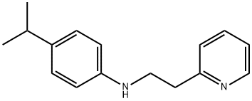 N1-[2-(2-PYRIDYL)ETHYL]-4-ISOPROPYLANILINE Structure