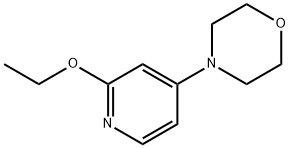 Morpholine, 4-(2-ethoxy-4-pyridinyl)- (9CI) Structure