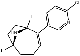 2-(6-CHLORO-3-PYRIDINYL)-9-AZABICYCLO[4.2.1]NON-2-ENE FUMARATE Structure