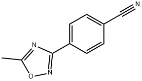 4-(5-METHYL-1,2,4-OXADIAZOL-3-YL)BENZONITRILE Structure