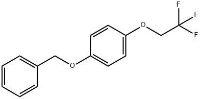 1-(BENZYLOXY)-4-(2,2,2-TRIFLUOROETHOXY)BENZENE Structure