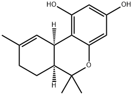 CIS-6A,7,8,10A-TETRAHYDRO-6,6,9-TRIMETHYL-6H-DIBENZO[B,D]PYRAN-1,3-DIOL Structure