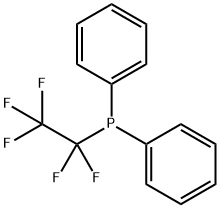 (PENTAFLUOROETHYL)DIPHENYLPHOSPHINE Structure