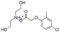 bis(2-hydroxyethyl)ammonium 4-chloro-o-tolyloxyacetate Structure