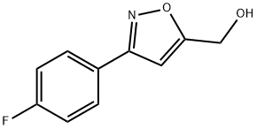 [3-(4-FLUORO-PHENYL)-ISOXAZOL-5-YL]-METHANOL Structure