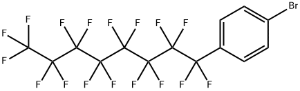 1-BROMO-4-(HEPTADECAFLUOROOCTYL)BENZENE Structure