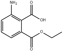 1,2-Benzenedicarboxylicacid,3-amino-,1-ethylester(9CI) Structure