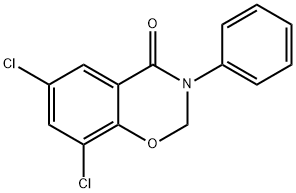6,8-Dichloro-3-phenyl-2H-1,3-benzoxazin-4(3H)-one Structure