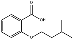2-(3-methylbutoxy)benzoic acid Structure