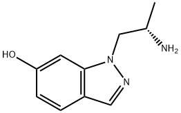 1-((S)-2-AMINO-PROPYL)-1H-INDAZOL-6-OL Structure
