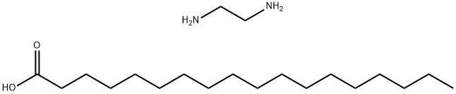 stearic acid, compound with ethane-1,2-diamine (2:1)  Structure
