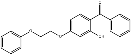 2-hydroxy-4-(2-phenoxyethoxy)benzophenone  Structure