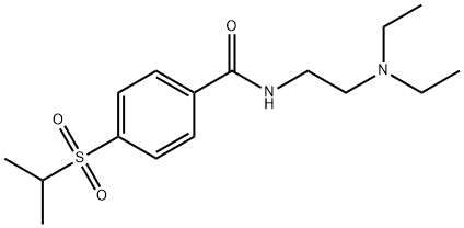 N-[2-(Diethylamino)ethyl]-p-(isopropylsulfonyl)benzamide Structure