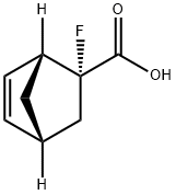 Bicyclo[2.2.1]hept-5-ene-2-carboxylic acid, 2-fluoro-, (1R,2R,4R)- (9CI) Structure