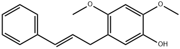 2,4-Dimethoxy-5-[(E)-3-phenyl-2-propenyl]phenol Structure
