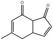 3a,7a-Dihydro-5-methyl-1H-indene-1,7(4H)-dione Structure
