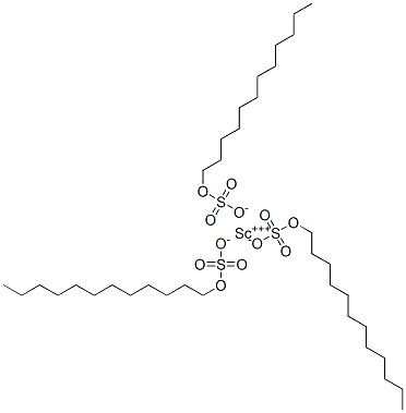 DODECYL SULFATE SCANDIUM(III) SALT Structure