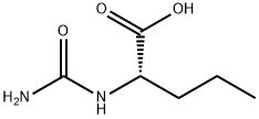 L-Norvaline, N-(aminocarbonyl)- (9CI) Structure