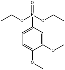 (3,4-DIMETHOXY-PHENYL)-PHOSPHONIC ACID DIETHYL ESTER Structure