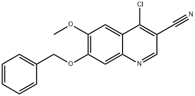 7-(benzyloxy)-4-chloro-6-Methoxyquinoline-3-carbonitrile