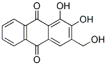 1,2-Dihydroxy-3-hydroxymethyl-9,10-anthraquinone Structure