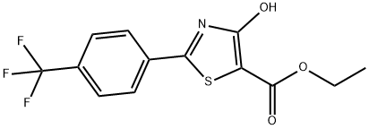ETHYL 4-HYDROXY-2-[4-(TRIFLUOROMETHYL)PHENYL]-1,3-THIAZOLE-5-CARBOXYLATE Structure