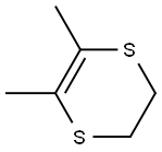 2,3-dihydro-5,6-dimethyl-1,4-dithiin  Structure