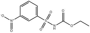 N-[(m-Nitrophenyl)sulfonyl]carbamic acid ethyl ester Structure