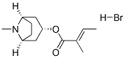 8-methyl-8-azabicyclo[3.2.1]oct-3-yl [1alpha,3alpha(E),5alpha]-2-methyl-2-butenoate hydrobromide  Structure