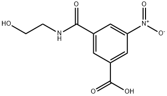 3-[[(2-hydroxyethyl)amino]carbonyl]-5-nitrobenzoic acid Structure