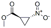 Cyclopropanecarboxylic acid, 2-nitro-, methyl ester, trans- (8CI) Structure