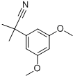 2-(3,5-DIMETHOXY-PHENYL)-2-METHYL-PROPIONITRILE Structure