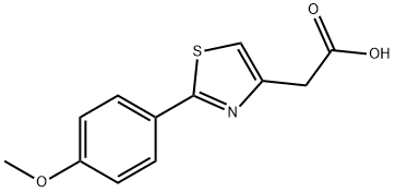 2-[2-(4-METHOXYPHENYL)-1,3-THIAZOL-4-YL]ACETIC ACID Structure