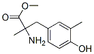 methyl 2-amino-3-(4-hydroxy-3-methyl-phenyl)-2-methyl-propanoate Structure