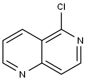 5-CHLORO-1,6-NAPHTHYRIDINE Structure