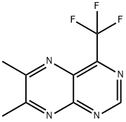 6,7-Dimethyl-4-(trifluoromethyl)pteridine Structure
