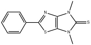 4,6-Dihydro-4,6-dimethyl-2-phenyl-5H-imidazo[4,5-d]thiazole-5-thione Structure