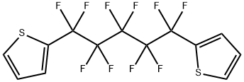 2,2'-(1,1,2,2,3,3,4,4,5,5-Decafluoro-1,5-pentanediyl)bisthiophene Structure