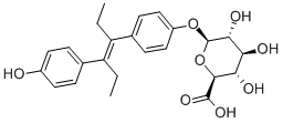 DIETHYLSTILBESTROL GLUCURONIDE Structure