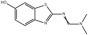 Formamidine, N-(6-hydroxy-2-benzothiazolyl)-N,N-dimethyl- (7CI,8CI) Structure