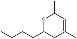 2-butyl-3,6-dihydro-4,6-dimethyl-2H-pyran Structure