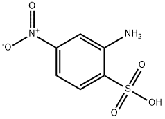 4-NITRO-2-AMINOBENZENESULFONIC ACID Structure