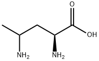 2,4-diaminopentanoic acid Structure