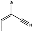 (E)-2-bromo-2-butenenitrile  Structure