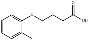 4-(2-METHYLPHENOXY)BUTANOIC ACID Structure
