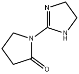 1-(4,5-Dihydro-1H-imidazol-2-yl)-2-pyrrolidinone Structure